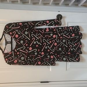 Holiday Christmas Mini Dress Juniors Medium